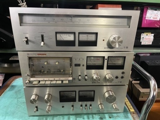 パイオニア　3点セット　TX-7600 CT-500 SA-7800 アンプ　チューナー　カセットデッキ　ジャンク品