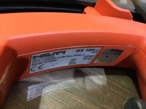 ヒルティ　GX120　ガスネイラ　ガス式鋲打ち機　中古品　【ハンズクラフト宜野湾店】