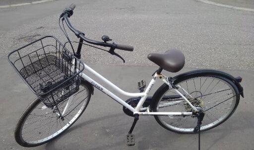 26インチ ? 中古 自転車 7980円 ?6段切替 ? 鍵新品！ ?ライト付 新規防犯登録料コミ 515
