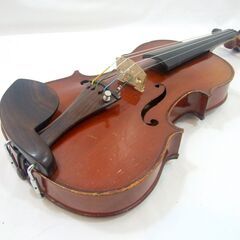 メンテ済み ドイツ/フランス製 良音 分数1/2 バイオリン ストラディバリウスモデル 小ぶりサイズ コンクールなどにおすすめ 推定1940年頃 全国発送対応 愛知県清須市より 名古屋市近郊 管理（カ）7467の画像