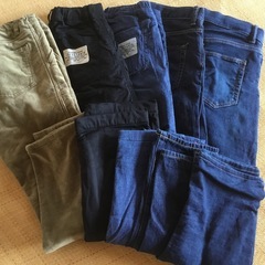 差し上げます。150センチ　暖パン　GAP等5本の画像