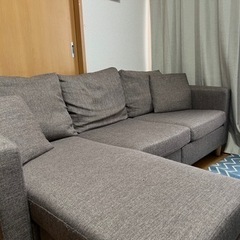 3人掛け　グレー　ソファの画像