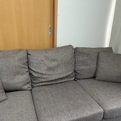 3人掛け　グレー　ソファの画像