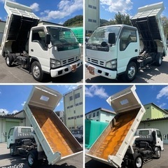 早い者勝ち！車検R5年2月！H18年いすゞエルフワイドローダーダンプ！新明和製ローダーダンプ積載3700kg！6速クラッチ付！セーフティダンプの画像