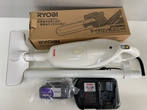 RYOBI　バッテリー付き充電式クリーナー　BHC-1800  リサイクルショップ宮崎屋住吉店22.10.3 y