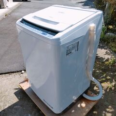 HITACH 日立 2019年製 洗濯機 ビートウォッシュ 全自動洗濯機 BW-V80C 8kg