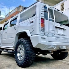 FULL WHITE ハマーh2 HUMMER  H2 の画像