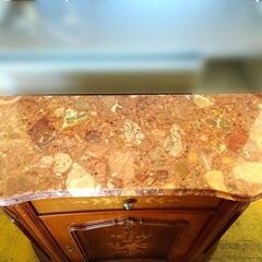 札幌発◆FP PASI 木製 キャビネット 大理石天板 イタリア製 リビングボードの画像