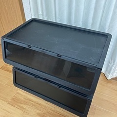 ☆決まりました☆IKEA ケース2個　スチールラック