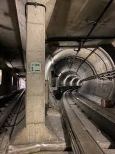 地下鉄内コンクリート，打音検査，薬注入，ハツリ