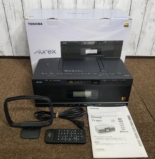 【極上品】東芝 ハイレゾ対応 Aurex TY-AH1(K) ブラック　2018年製品