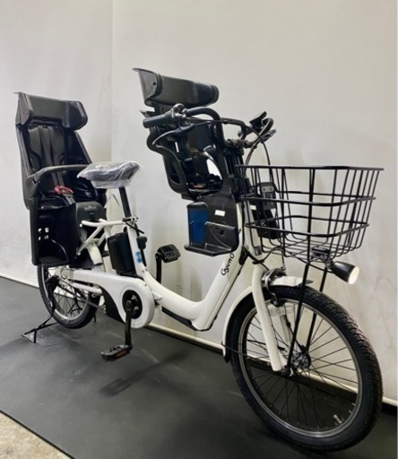 関東全域送料無料 保証付き 電動自転車 パナソニック ギュットアニーズ 20インチ 16ah 3人乗り 白 デジタル