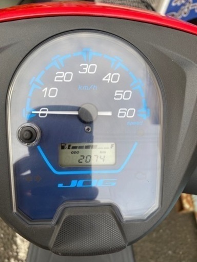 (交渉中)YAMAHA JOG 赤 49c/2074km /使用年数2年/値段交渉可