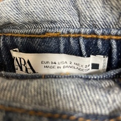 ZARA デニムショットパンツ　①の画像