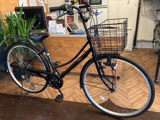 【6段変速】27インチ自転車　ブラック
