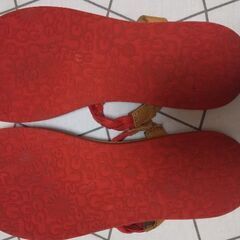 値下げ▼　UGG　レザー製ビーサン　23cmの画像