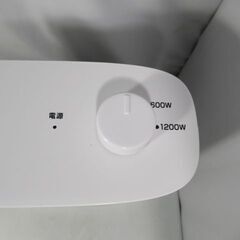 1ヶ月保証/セラミックヒーター/暖房器具/コンパクト/ミニ/ホワイト/コーナンオリジナル/PortTech/PA-S1250C/美品/良品/中古品/J4510/の画像