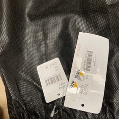 新品レインブーツ黒Lサイズ専用袋付きの画像