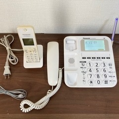 Panasonic コードレス電話機 RU•RU•RU 子機付き