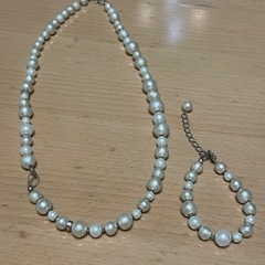 スピック&スパンで購入したコットンパールネックレス 2WAYの画像