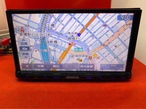KENWOOD 上級　MDV-L502 フルセグ　2022地図　新品バックカメラ　た-7