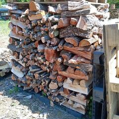 ★乾燥　広葉樹４種の薪　炊きくらべセット　計８００キロ〜配達可能の画像