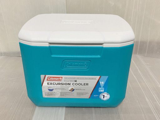 7845・未使用】コールマン クーラーボックス エクスカーションクーラー16QT(約15Ｌ)  を、直接引き取りに来て頂ける方に、1,000円でお譲りいたします。 - その他