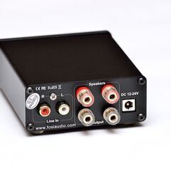(美品）Fosi Audio TB10A 2チャンネル パワーアンプ オーディオレシーバー Hi-Fi　クラスD　インテグレーテッドアンプ2.0CH（電源付き）の画像