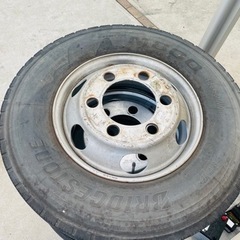 TOPY スチール ホイール 17.5×6.00 135-9CS1本 127-9CS5本 6H-222.2 225/80R17.5の画像