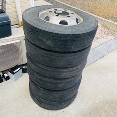 TOPY スチール ホイール 17.5×6.00 135-9CS1本 127-9CS5本 6H-222.2 225/80R17.5の画像