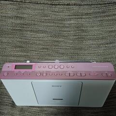 SONY.ZS-E80.ﾘﾓｺﾝ付き！CD/ﾗｼﾞｵ/語学学習機...