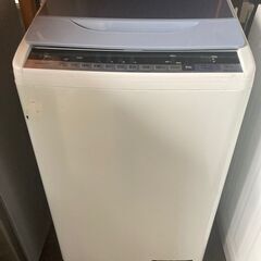 ☆中古￥12000！【会員価格￥12000】HITACHI　7.0kg洗濯機　家電　2017年製　BW-V70B型　幅58cmｘ奥行59cmｘ高さ98cm　【BJ011】