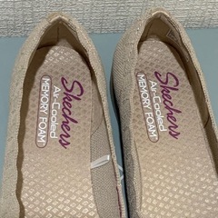 【購入額8000円→6000円】 SKECHERS パンプス フラットシューズの画像