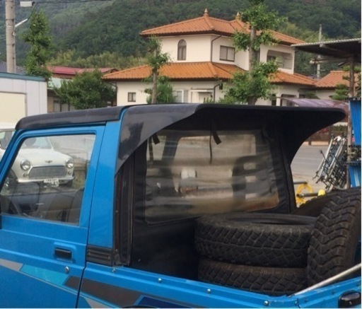 ジムニー　ja11 幌車用　FRPトップ　ルーフスポイラーセット