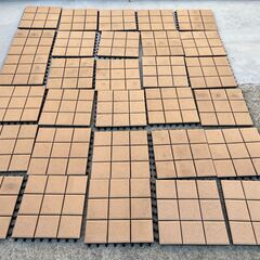 7/31まで値引き！ジョイントタイル30枚　DCM 庭・ベランダ...