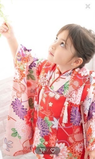 【新品未使用】七五三着物セット⭐︎3歳⭐︎女の子90〜100㎝
