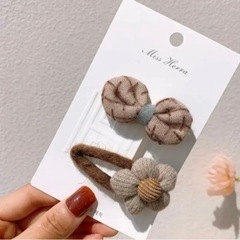 ベビー👶ヘアピン ヘアゴム リボン🎀ハート❤お花🌼.*の画像