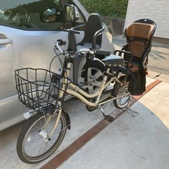 非電動　子供乗せ自転車　マルイシ ふらっかーずココッティ 2022年モデル 20インチ 内装3段変速 オートライトの画像
