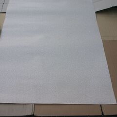 クッションフロアシート① 室内床リフォーム用 1帖サイズ=約92x182x0.2cm  大きめな砂目模様で明るいピンクグレー色 未使用保管品  取りに来ていただける方  受け渡し日時自由 の画像