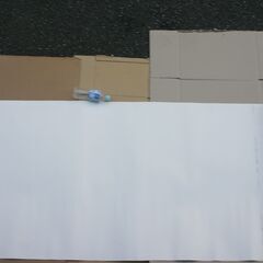 クッションフロアシート① 室内床リフォーム用 1帖サイズ=約92x182x0.2cm  大きめな砂目模様で明るいピンクグレー色 未使用保管品  取りに来ていただける方  受け渡し日時自由 の画像