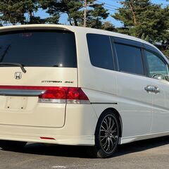 🦍ご成約🦍【動画公開中❗️】カスタム多数！！ステップワゴン　グレード24Z　本車検2年付き　社外サス　18インチアルミ　フリップダウンモニター　両側パワースライドドア　HDDナビ　ETC　の画像