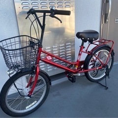 BRIGH DAY   自転車　赤