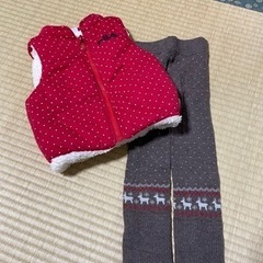 子供服　ダウン90　レギンス90-100