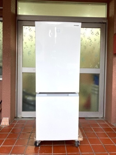 シャープ　冷蔵庫　SJ-18E8-KW 179L 20年製　ホワイト　1475