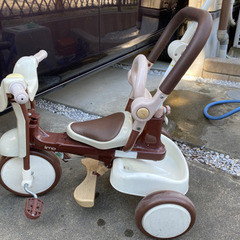 iimo 三輪車 ホワイトの画像