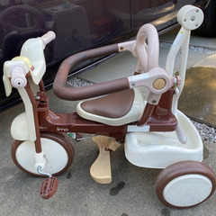 iimo 三輪車 ホワイトの画像