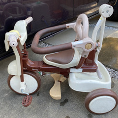iimo 三輪車 ホワイトの画像