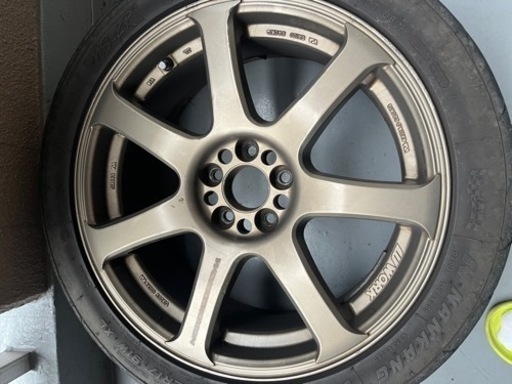 ホイール（タイヤ付き）TE37 17インチ×7j