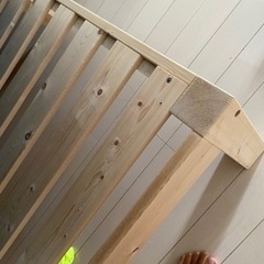 【ベッドフレーム付】ポケットコイルマットレス　セミダブル　の画像