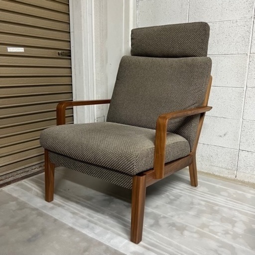 美品　カリモク家具　椅子　一人ソファー  チェア